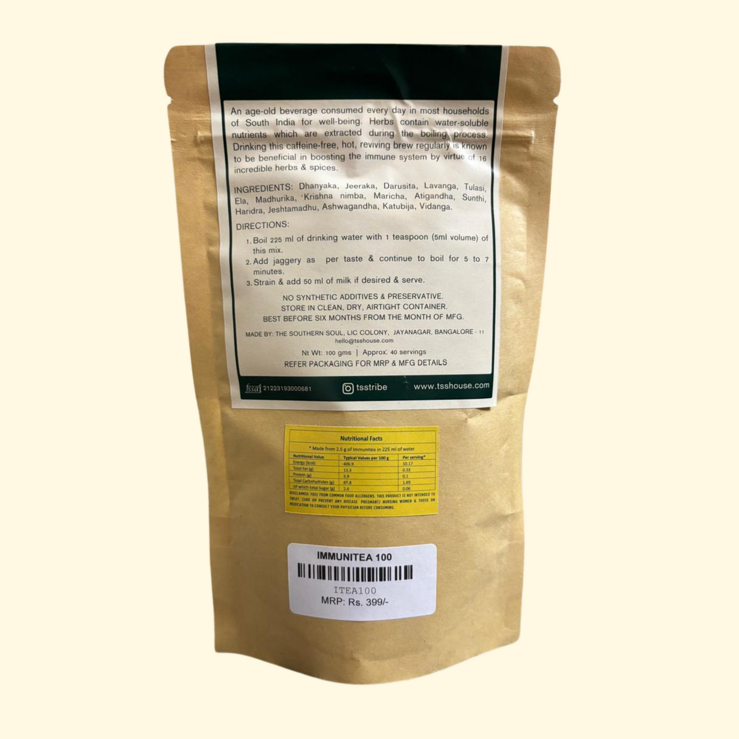 IMMUNItea-Spiced herbal tea
